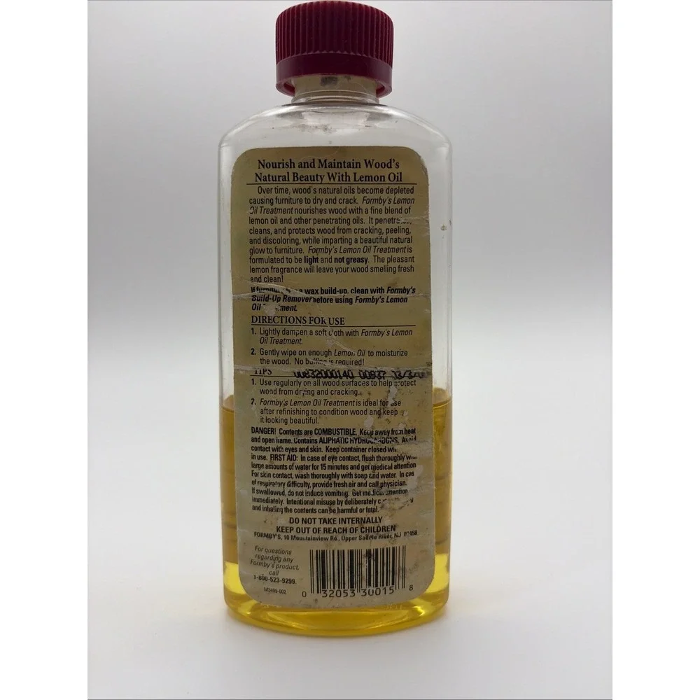 Formby's Penetrating Lemon Oil Treatment 40%‎ Full 8 oz Furniture Workshop